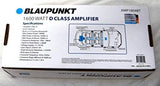 BLAUPUNKT AMP1804BT Car Audio 4-Channel Class D Amplifier 1600W with Bluetooth Full Range Amp.