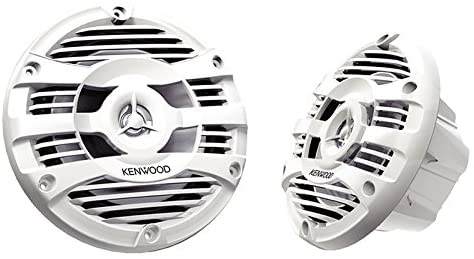Kenwood KFC-1653MRW 6.5" 2-Way Marine Speakers Pair (White)