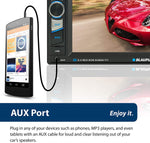 Blaupunkt Sanjose 120 6.2-Inch Touch Screen DVD Multimedia Car Stereo Receiver with Bluetooth