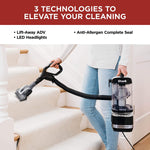 Shark LA322 Navigator Lift-Away ADV Corded Lightweight Upright Vacuum with Detachable Pod Pet Power Brush Crevice and Upholstery Tool, Black (Renewed)